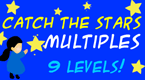 catch the stars - multiples math game