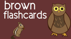 brown flashcards