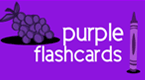 purple flashcards