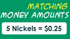 money amounts - matching game