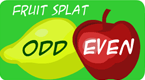 odd even,  fruit splat game